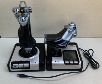 Saitek X52 Pro Flight Control System HOTAS, Black Tested,Missing Button c  JoyT