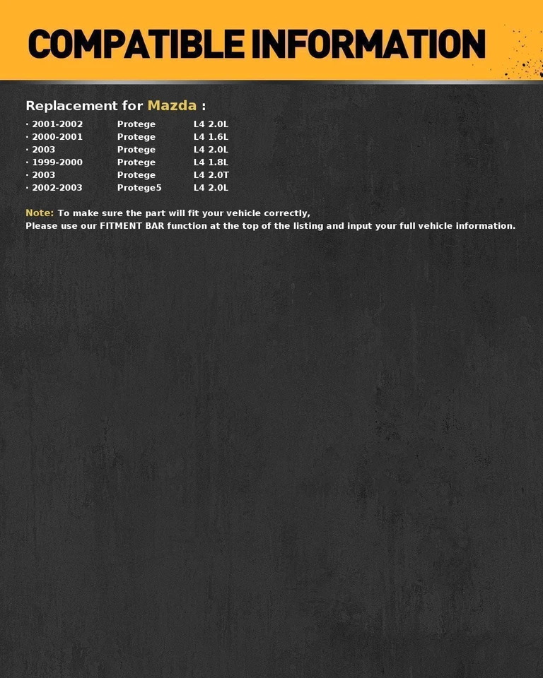 Starter Fits 2002-2003 Mazda Protege5 2L 2000-2001 Mazda Protege 1.6L FP3418400A - Изображение 2 из 4