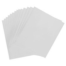 11.4"x8.3" Hot Foil Paper Hot Stamping Transfer Paper Sheet of 30 Matte Silver