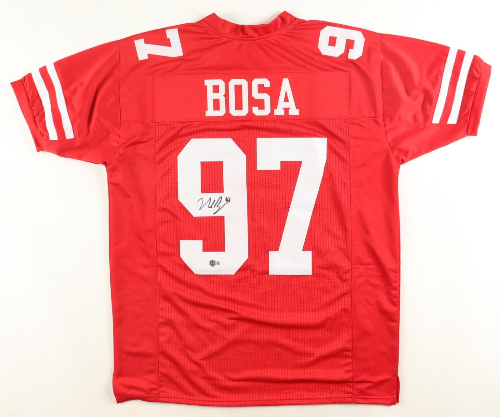 Nick Bosa Autographed Signed San Francisco 49ers 49ers Jersey (Beckett) San Francisco 1st Round Pick #2 in 2019 