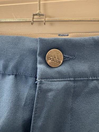 LOVELY ADIDAS PUREMOTION CLIMALITE TECH Blue GOLF TROUSERS STRETCH Fit 30"Wx32"L - Picture 10 of 15