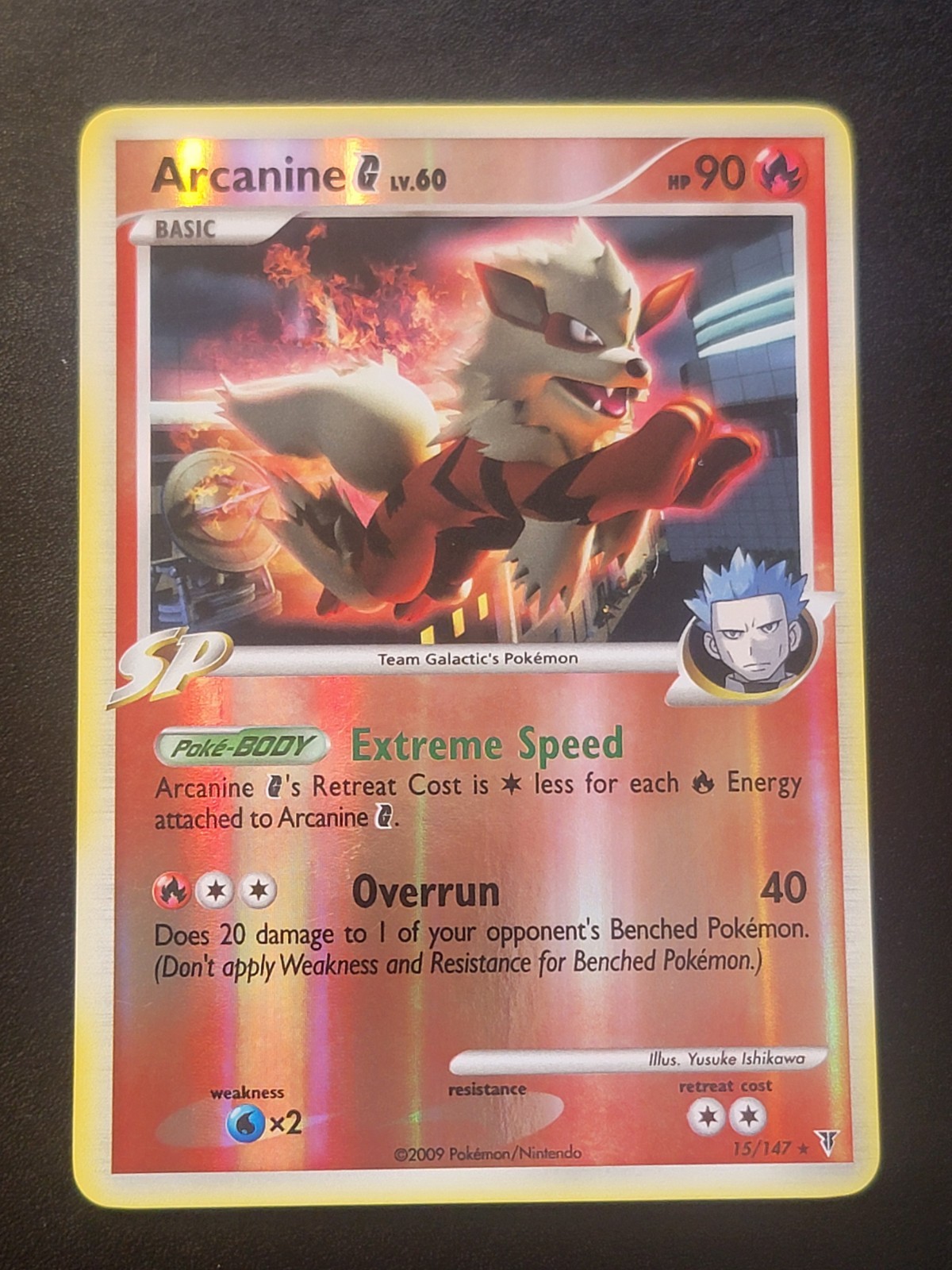 Arcanine G 15/147 Supreme Victors Reverse Holo Card NM
