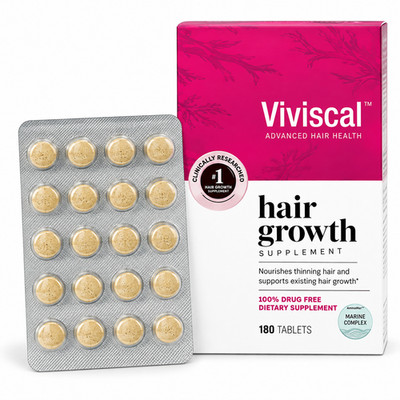 Viviscal Hair Growth Supplement for Women 180 Tablets New Sealed