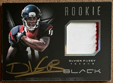 2012 Panini Black Football Rookie Signature Materials Prime Guide 35