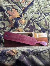 New Custom Made Turkey Box Call Made From Post Oak With Purple Heart Paddle