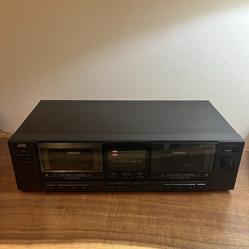 JVC TD-W95 Stereo Double Cassette Tape Deck Player Recorder Synchro Dubbing