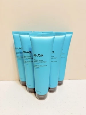Lot of 6 Ahava Dead Sea Water Mineral Sea-Kissed Hand Cream 5.1 oz 150ml Sealed - Image 1 of 3