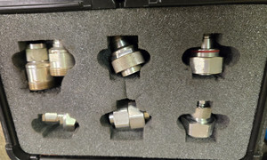 Anritsu SC7356 Case w/ 6pc 7/16 DIN to N-Type RF Adapter Kit Suhner & Precision