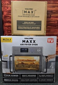 Kalorik Maxx Air Fryer Oven & Dehydration Set (NEW SEALED)