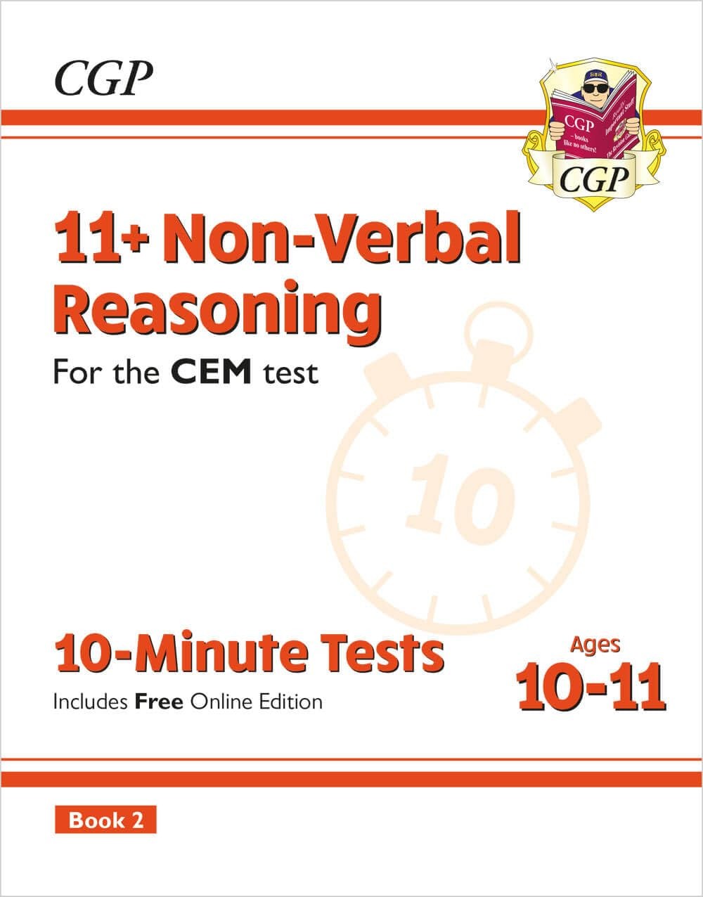 11+ CEM 10-Minute Tests: Non-Verbal Reasoning - Ages 10-11 Book 2 (with Online