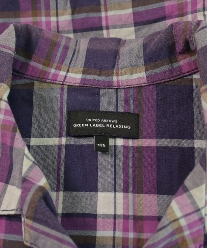 green label relaxing Shirts PurplexPinkxWhite(Check Pattern) 2200608193038 - Picture 3 of 6