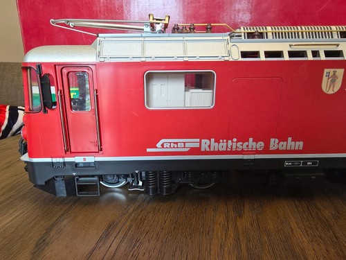 LGB 22430 RhB Viafier Retica Ge 4/4 II Electric Locomotive #615 - G Scale - Rare - Picture 10 of 16
