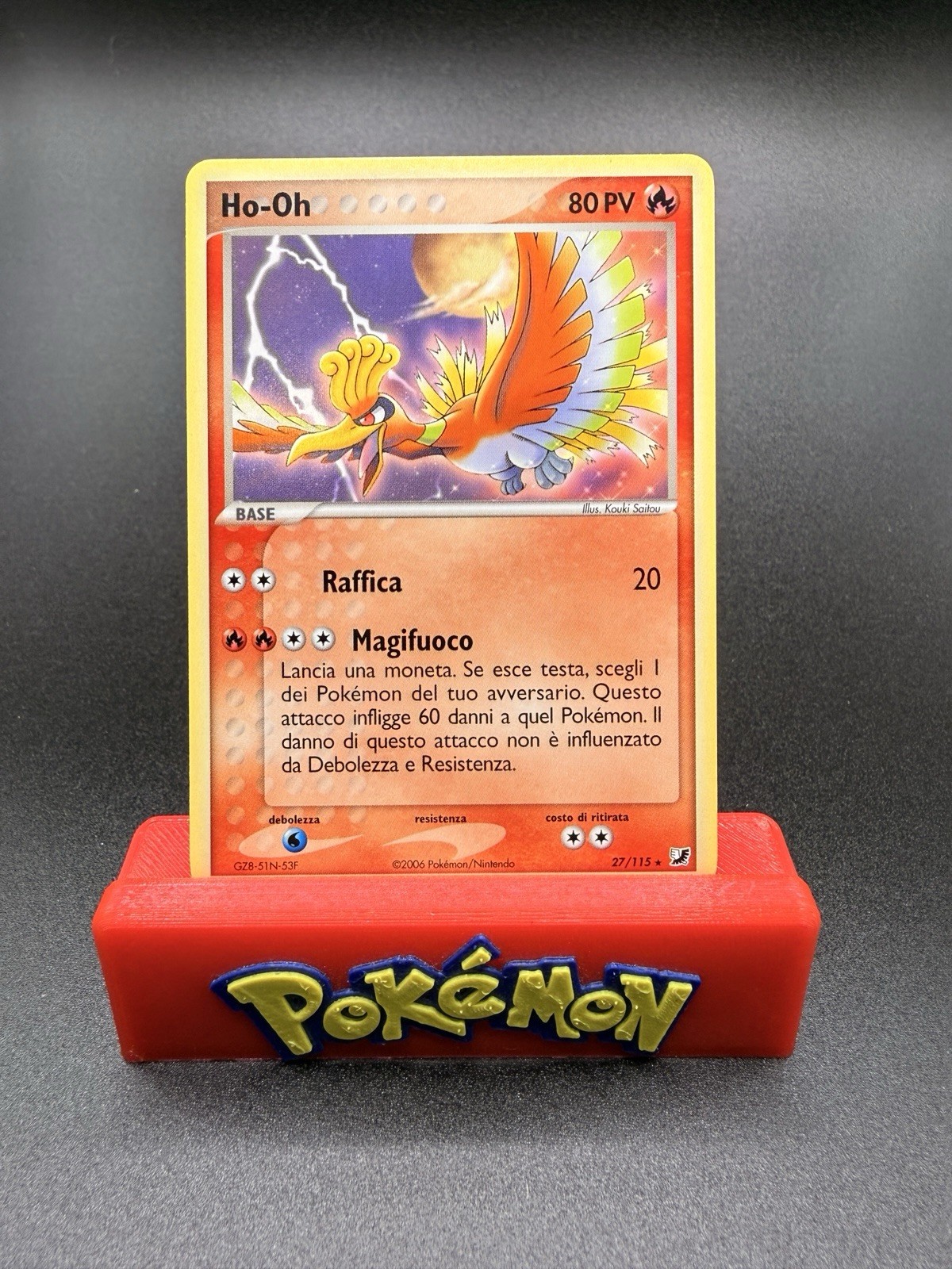 Pokemon HO-OH 27/115 (Rare Non Holo) Unseen Forces - NM