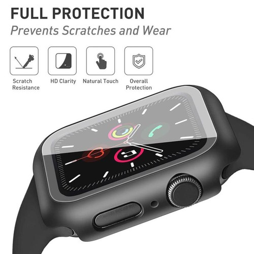 Étui pour Montre Apple (Séries 6/5/4/ Se, 40mm) - Noir Avec Écran Protection - Photo 3 sur 5