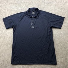 Oakley Polo Shirt Mens XL Performance Fit Golf Athletic Lightweight Surf Golfing