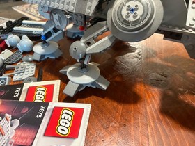 Lego 7675 Star Wars AT-TE WALKER Incomplete With Manual NO minifigures