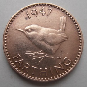 1947 FARTHING HIGHLY POLISHED