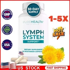 PureHealth Research Lymph System - Lymphatic Support Supplement,Reduce Swelling