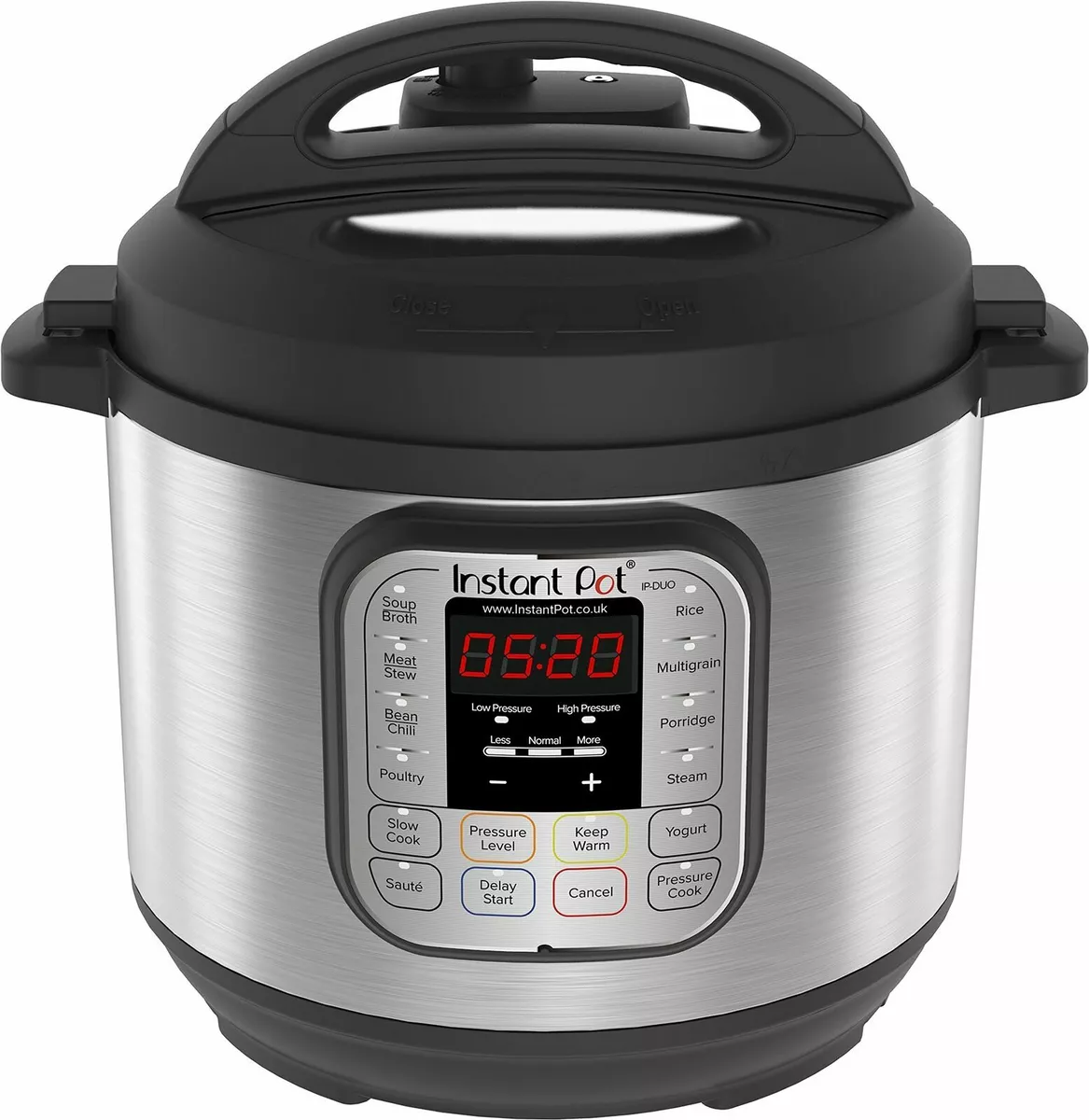 Instant Pot Duo 7-in-1 Electric Pressure Cooker 6 Qt 5.7 Litre 1000W