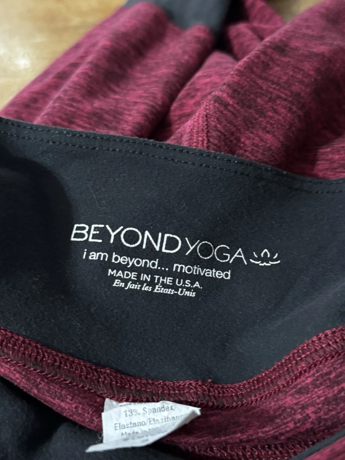beyond-yoga made in the usa yoga compression pants