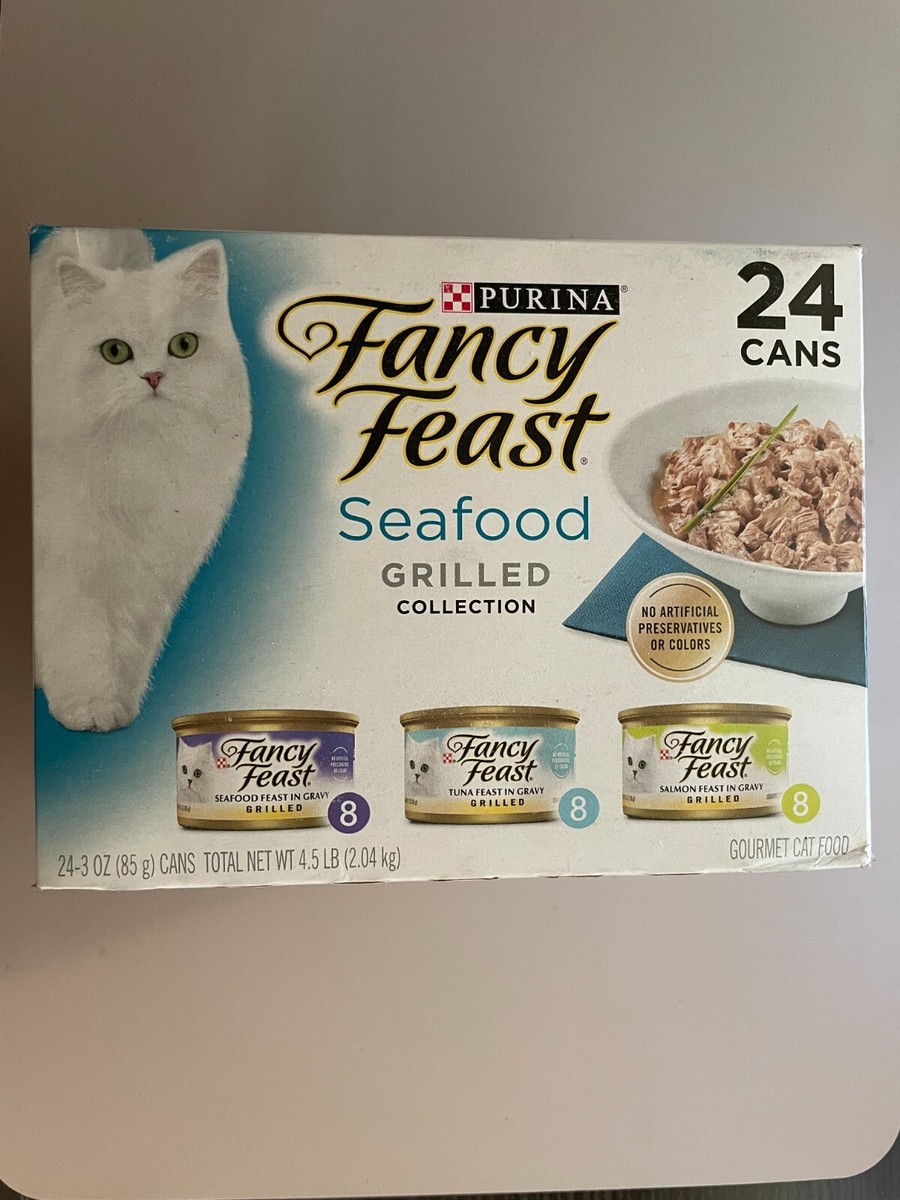 Putina Fancy Feast Seafood Grilled Collection Wet Cat Food Pack