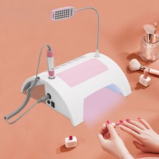 5 In 1 Timing Nail Lamp Nail Dust Collector Dry Nail Gel Nail Drill Hand Rest