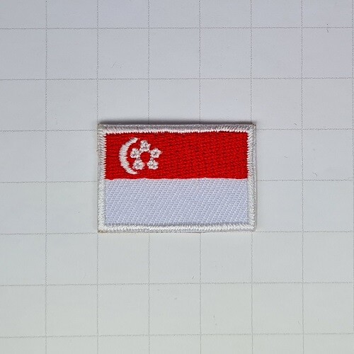 Small Asian European Country Flag Iron on Patch Asia Europe Tiny 3x2x0.1cm(0.5g) - Picture 45 of 59