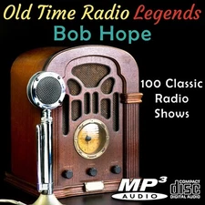 Old Time Radio Legends Bob Hope 100 Shows on CD