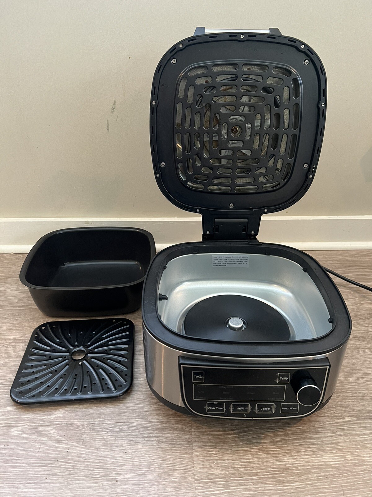 Power XL 5.5 qt Air Fryer, Electric Indoor Grill and Dehydrator, Roast