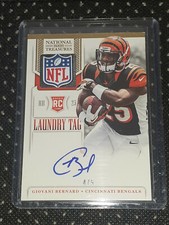Giovani Bernard 2013 Panini National Treasures NFL Logo Rookie Autograph Relic