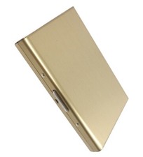 RFID Blocking Credit Card ID Holder Slim Money Wallet Stainless Steel