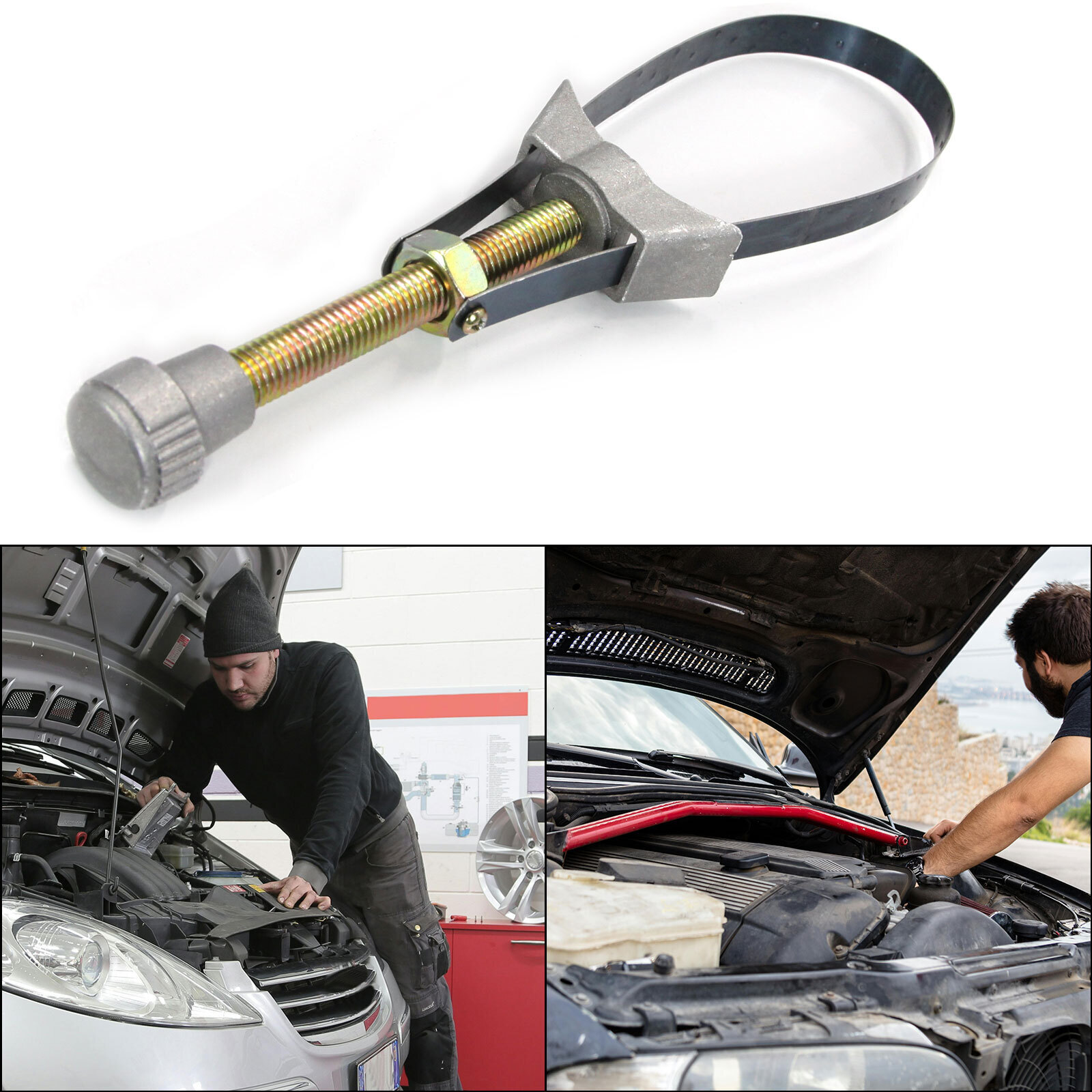 Filter Removal Tool Strap Wrench For Truck Honda Yamaha Suzuki