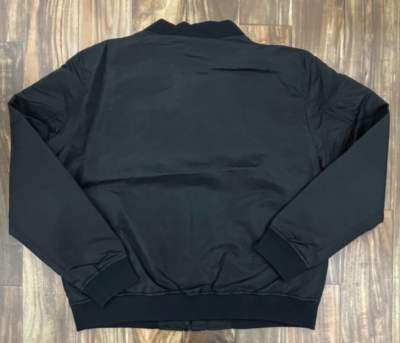 NWT Cadogan Airex Nylon Men's Bomber Jacket In Black Size: Large