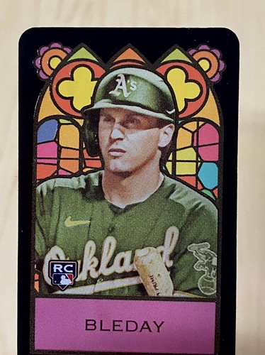 2023 Topps Allen and Ginter Mini Stained Glass JJ Bleday #103 Oakland A's - Picture 3 of 3