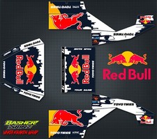 KRAKEN VEKTA 5 body wrap - decal kit  (does not include RC) BULL RACING theme