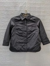 New Chicos Jacket Nylon Longsleeve Outwear Black Sz. 3
