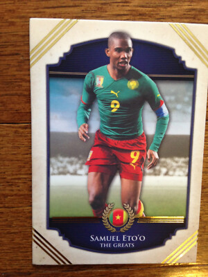 2014 Futera Unique Greats Football Soccer Card Cameroon SAMUEL ETO ETO'O Mint 