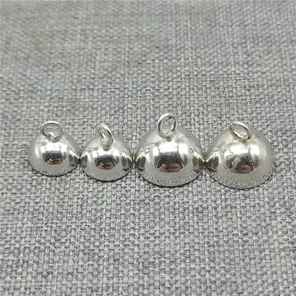 2 Sterling Silver Oxidized Magnetic Clasps 925 Silver Round Magnet Clasp 6mm 8mm - Image 4 of 4