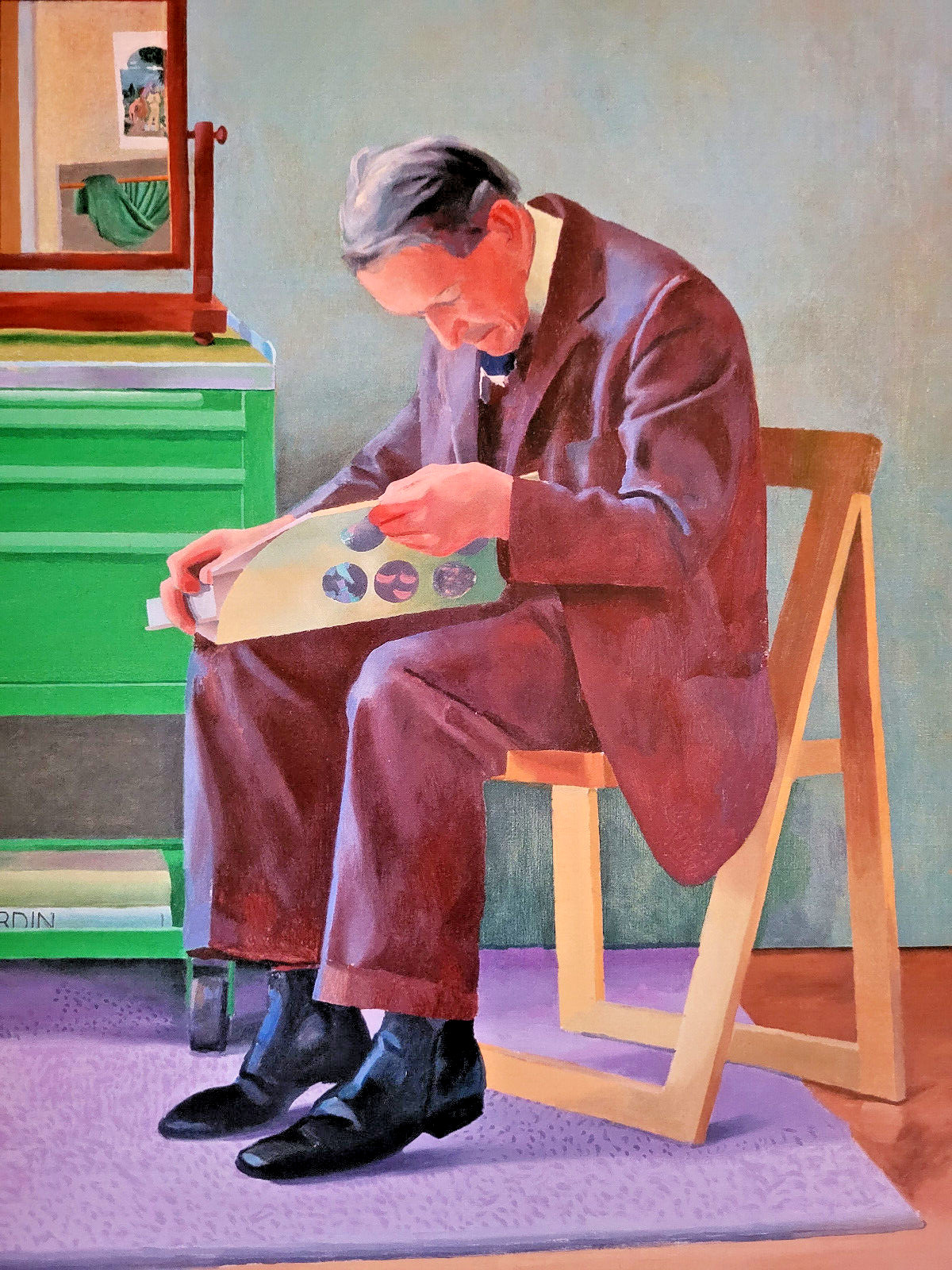 DAVID HOCKNEY - AFFICHE ORIGINALE EXPOSITION - NATIONAL GALLERY LONDON - 2024 image 4