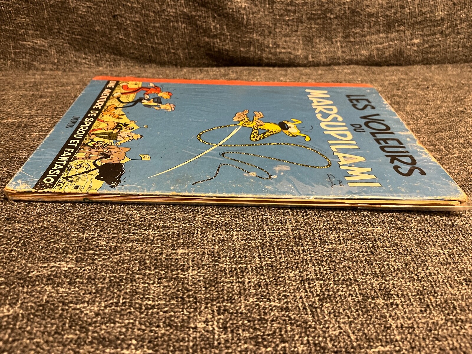 Figurine Marsupilami Spirou en plastique DUPUIS +queue complète+ (années 1970