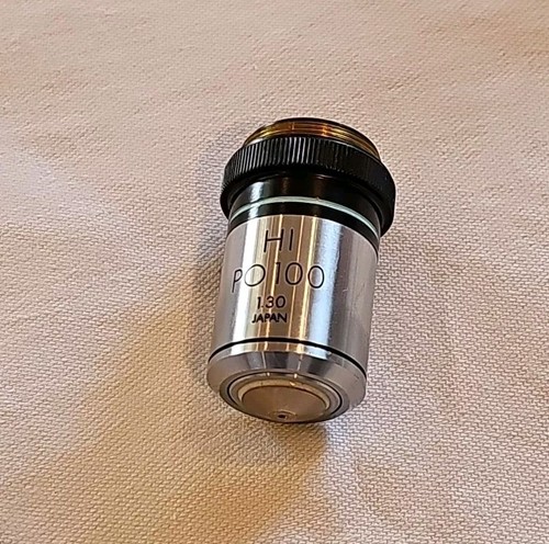 Olympus HI PO100 130 ölzugenfreies polarisierendes BH Vanox Mikroskopobjektiv.. - Bild 2 von 6