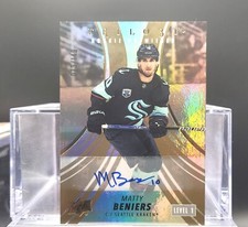 2022-23 Trilogy Rookie Auto Level 1 #149 MATTY BENIERS /149