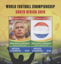 Antigua & Barbuda 2010 - Football World Cup, Sth Africa 2010 NETHERLANDS MS MNH