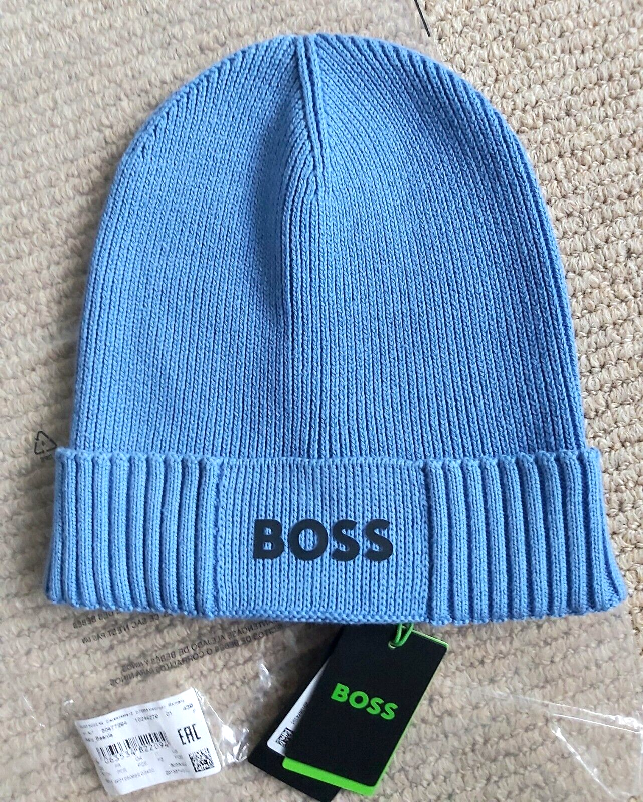 aqua blue beanie