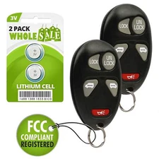 2 Replacement For 2001 2002 2003 2004 Oldsmobile Silhouette Key Fob Remote