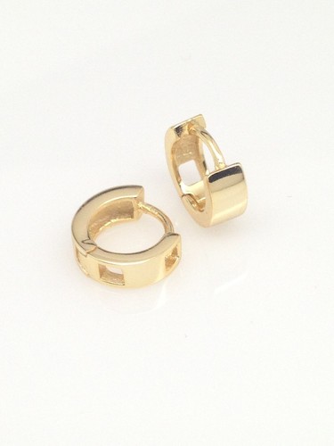 925 Sterling Silver Tiny Small Huggie Hoop Earrings Plain 9mm/6.6 x3mm Men Women - Picture 23 of 29