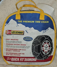 1550-s Les Schwab Or Alpine Premier Quick Fit Diamond Pattern Tire Show Chains
