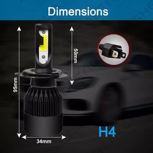 For Toyota Tundra 2000-2006 Combo 8000K COB LED Headlight Hi/Low+Fog Light Bulbs - Bild 3 von 12