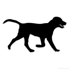 American Foxhound Dog - Decal Sticker - Multiple Colors  Sizes - ebn6553