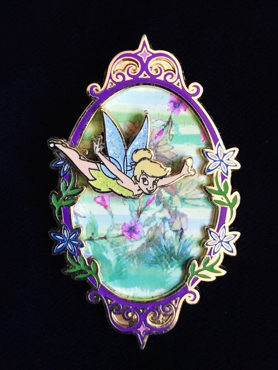 Disney Disneyland Tinker Bell Spring Flower Frame Tinkerbell Pin